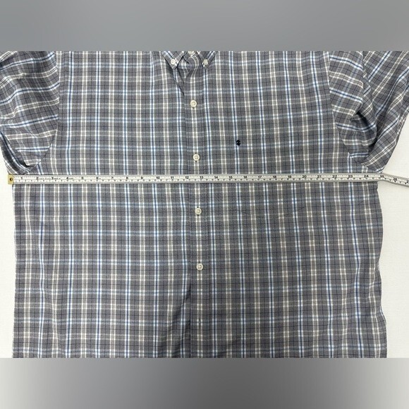 IZOD Button Down Casual plaid shirts for men - Picture 10 of 13